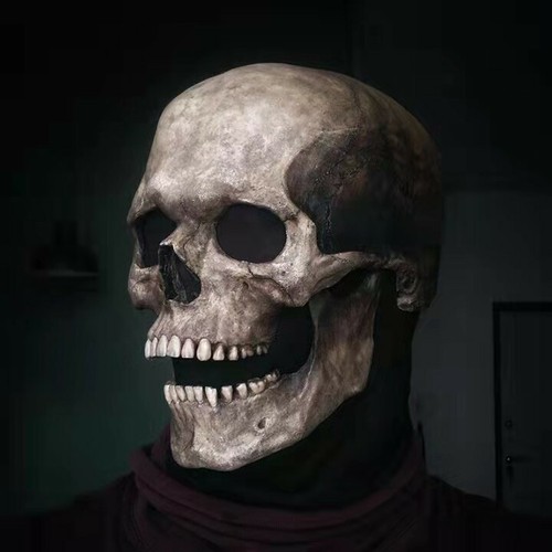 Horrific human skull - skull, mask
