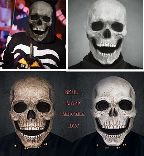 Halloween skull mask full - halloween,
